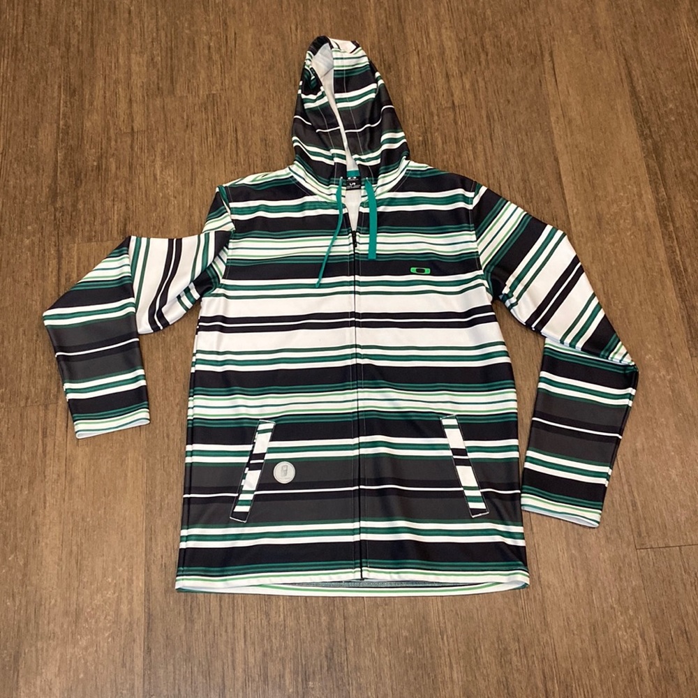 Mens L Oakley Full Zip Hoodie